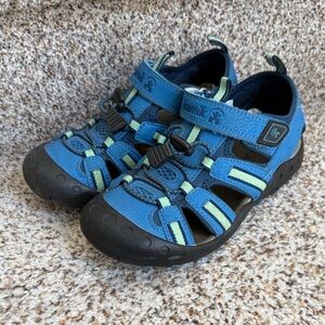 Kids Blue and Black Sandals